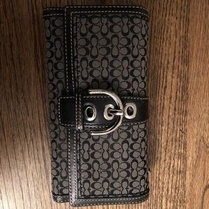 Black coach wallet